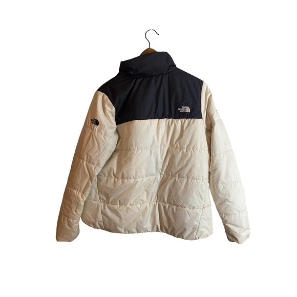 North Face Color Block Ladies Insulated Jacket Lightweight Company Logo Large - Picture 2 of 9